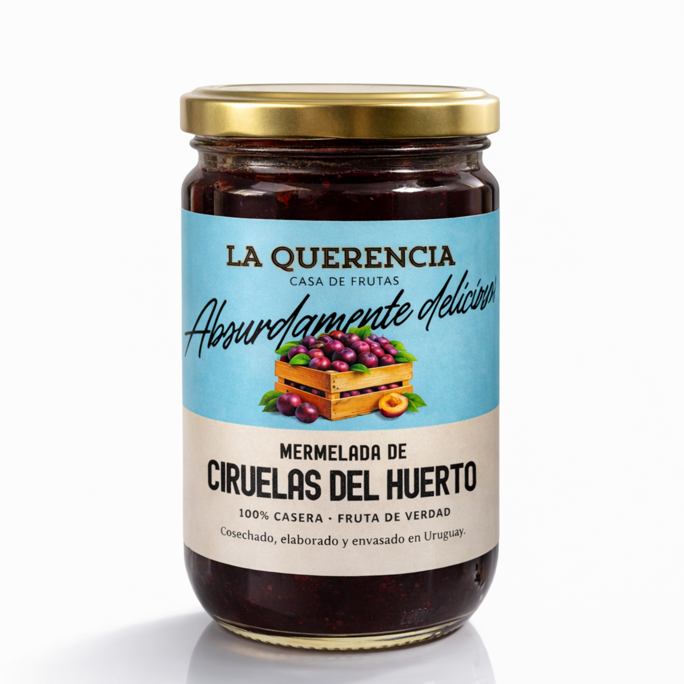 MERMELADA DE CIRUELAS DEL HUERTO "LA QUERENCIA"