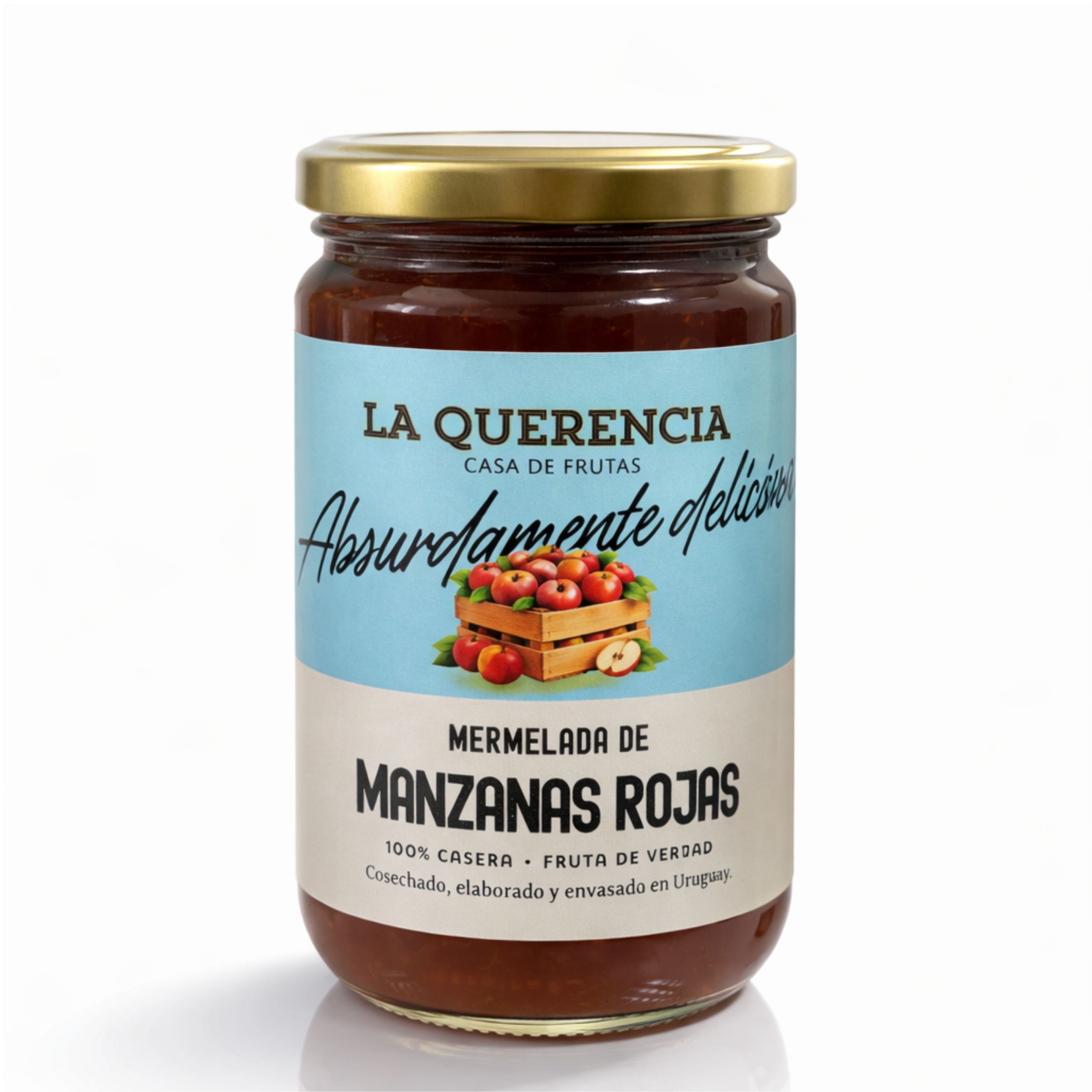 MERMELADA DE MANZANAS ROJAS "LA QUERENCIA"